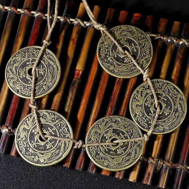 Ancient coins Qing Dynasty five emperors money copper coin set retro copper money ten emperors money Daqing Town Kulong Feng fiv
Ancient coins Qing Dynasty five emperors money copper coin set retro copper money ten emperors money Daqing Town Kulong Feng fiv