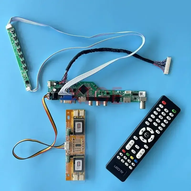 LCD Controller Driver Board Fit LTM170EH LTM170EU LTM170EX AV+USB+IR+VGA+HDMI Kit Analog TV LVDS 30 Pin 1280*1024 Monitor 4CCFL
LCD Controller Driver Board Fit LTM170EH LTM170EU LTM170EX AV+USB+IR+VGA+HDMI Kit Analog TV LVDS 30 Pin 1280*1024 Monitor 4CCFL
