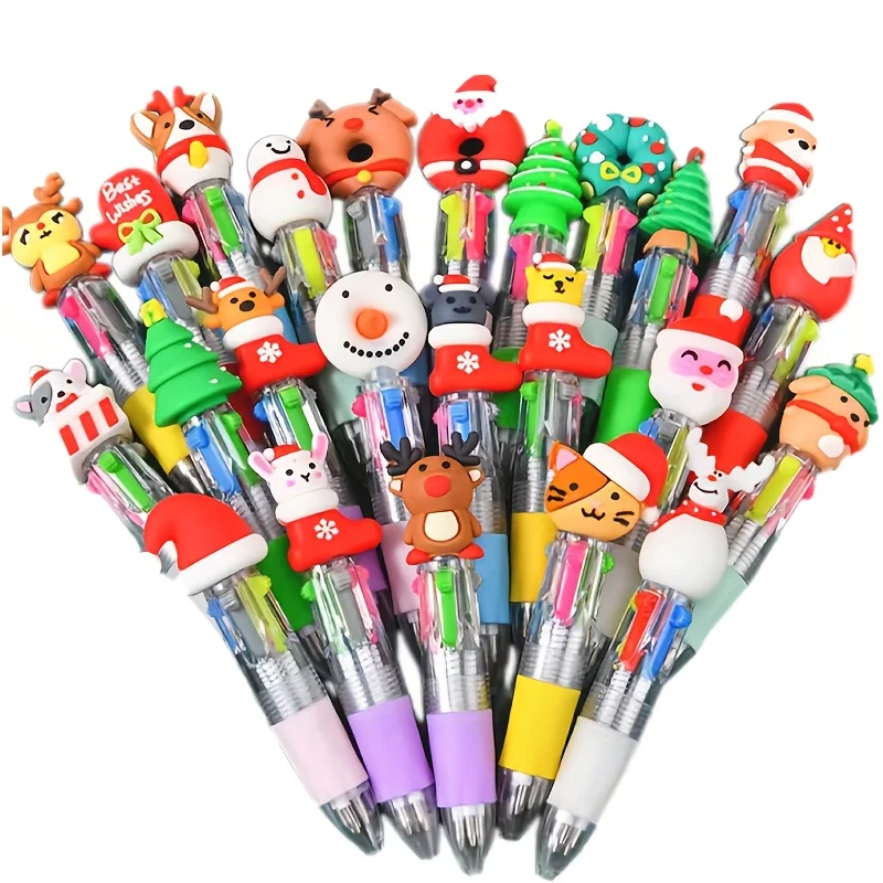 24/50 4-in-1 Multi-Color Retractable Ballpoint Pens Set Cartoon Design 0.5mm Fine Point for Business & General Use
24/50 4-in-1 Multi-Color Retractable Ballpoint Pens Set Cartoon Design 0.5mm Fine Point for Business & General Use