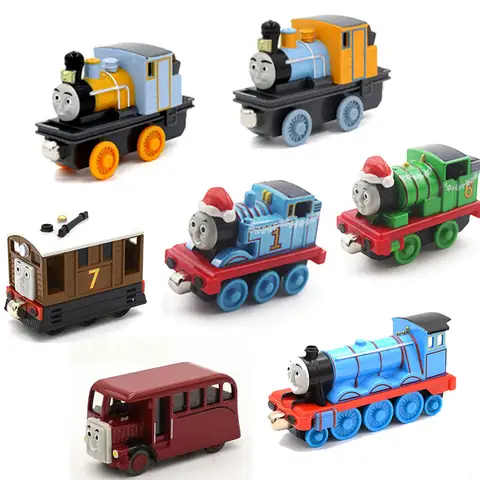 ใหม่ Thomas และเพื่อน Bash Dash คริสต์มาส Thomas Percy รถไฟโลหะแม่เหล็ก Diecast ของเล่นรถของเล่นเด็ก 1:43