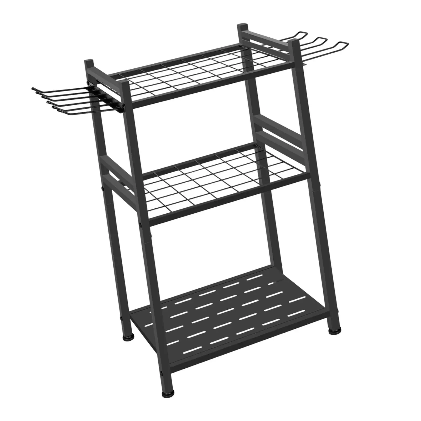 Garden Tool Organizer Space Saving Stable Tool Holder Carbon Steel Yard Tool Stand for Broom Shovel Rake Hoe Long Handle Tools
Garden Tool Organizer Space Saving Stable Tool Holder Carbon Steel Yard Tool Stand for Broom Shovel Rake Hoe Long Handle Tools