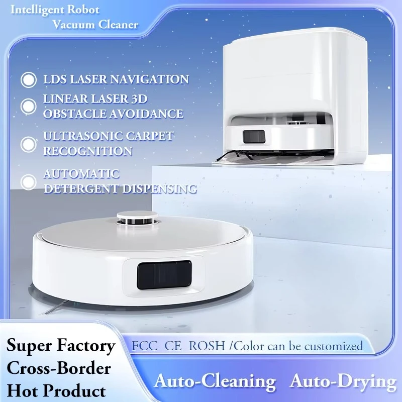 Smart Robot Vacuum Cleaner Automatic Cleaning Hotel Sweeping Mopping Filter 5200mAh Battery Auto-Recharge Edge Cleaning
Smart Robot Vacuum Cleaner Automatic Cleaning Hotel Sweeping Mopping Filter 5200mAh Battery Auto-Recharge Edge Cleaning