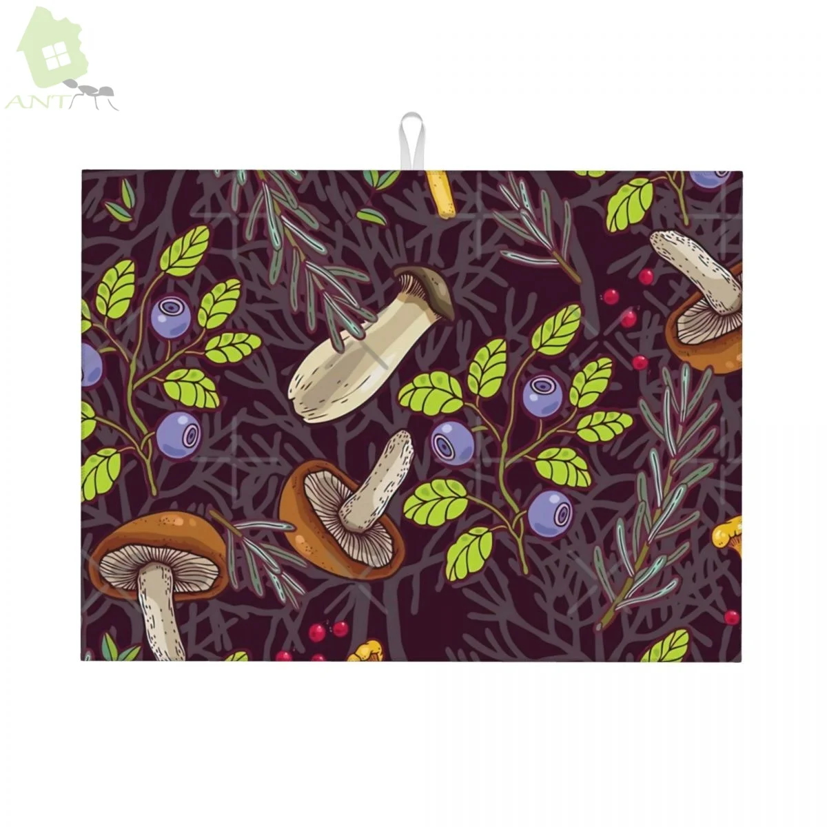 Dish Drying Mat for Kitchen Counter, Mushroom Dish Mat Microfiber Drying Pad Dish Drainer Mats 18x24 Inch
Dish Drying Mat for Kitchen Counter, Mushroom Dish Mat Microfiber Drying Pad Dish Drainer Mats 18x24 Inch