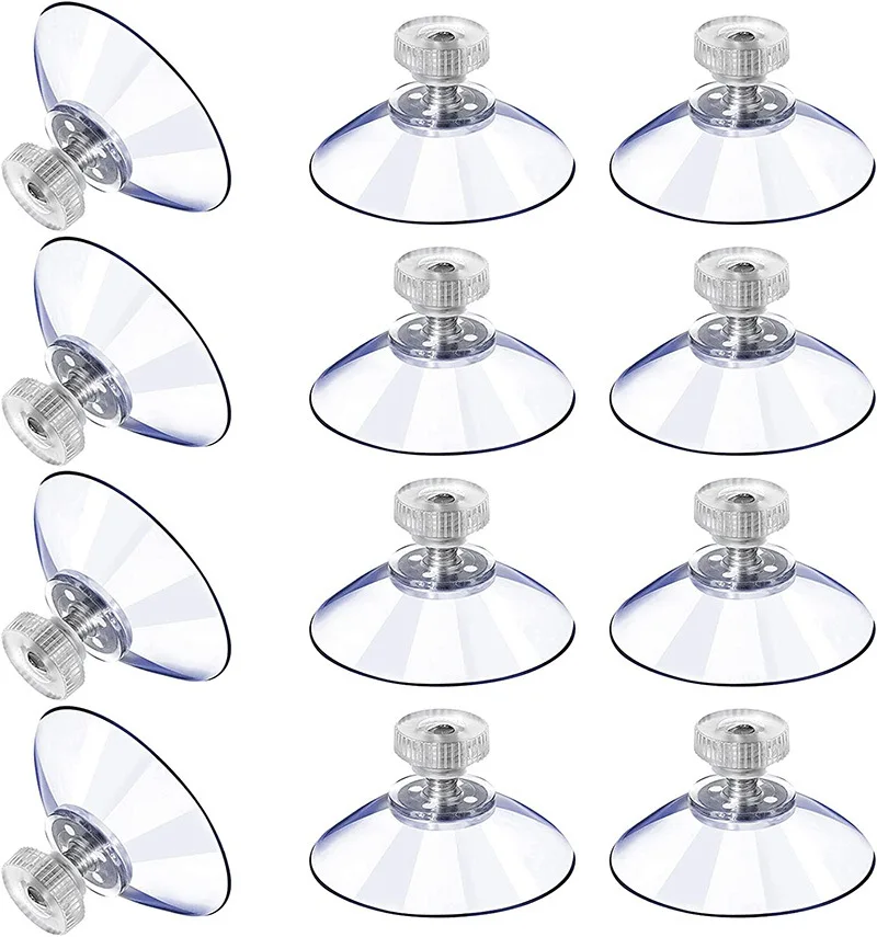 5/10 Pcs Plastic Suction Cups PVC Sucker Pads Strong Adhesive Suction Holder with Screw Nut for Glass Bathroom Wall Door Window
5/10 Pcs Plastic Suction Cups PVC Sucker Pads Strong Adhesive Suction Holder with Screw Nut for Glass Bathroom Wall Door Window