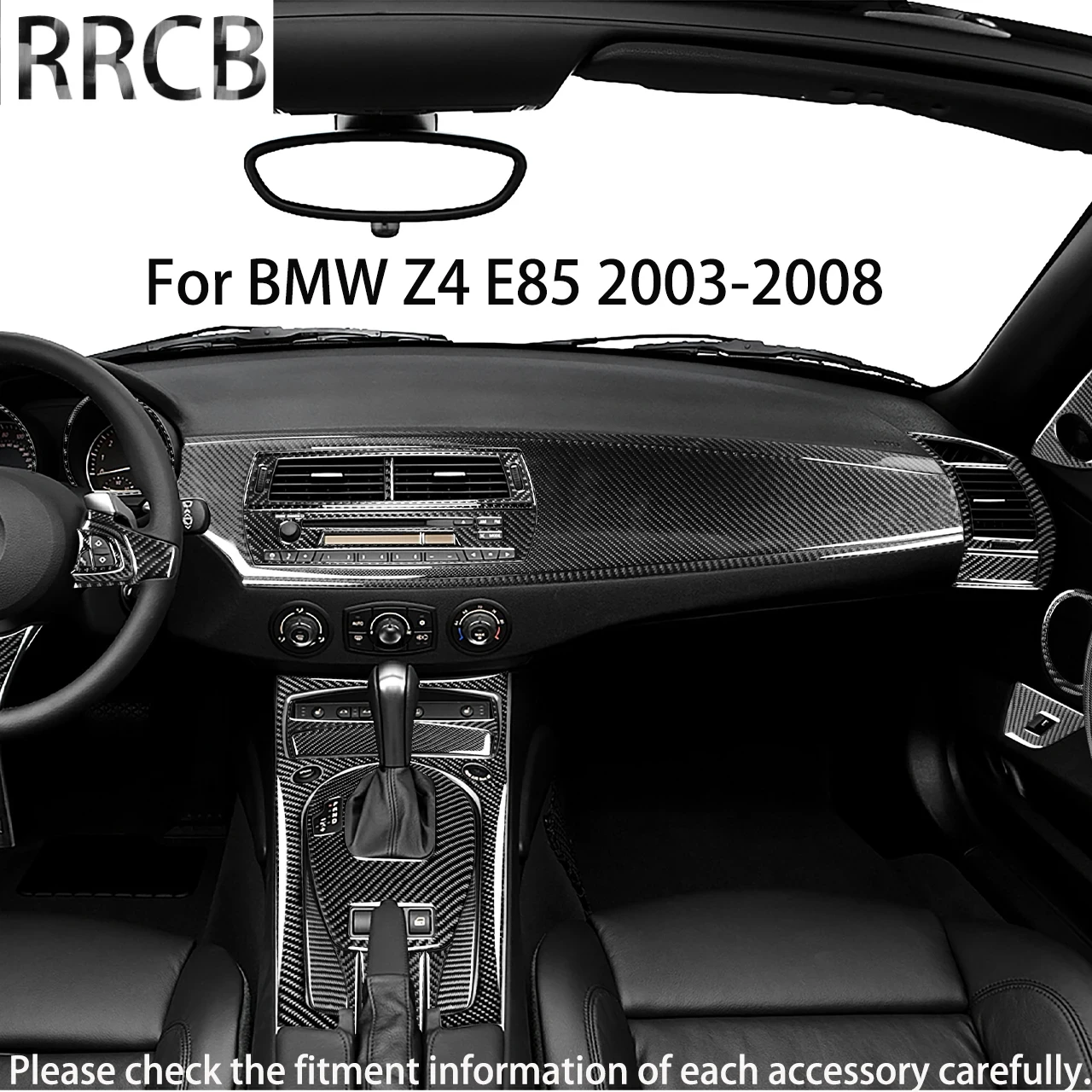 For BMW Z4 E85 2003-2008 Interior Accessories Dashboard Outlet Gear Headlight Window Lift Switch Kit Carbon Fiber Cover Stickers
For BMW Z4 E85 2003-2008 Interior Accessories Dashboard Outlet Gear Headlight Window Lift Switch Kit Carbon Fiber Cover Stickers