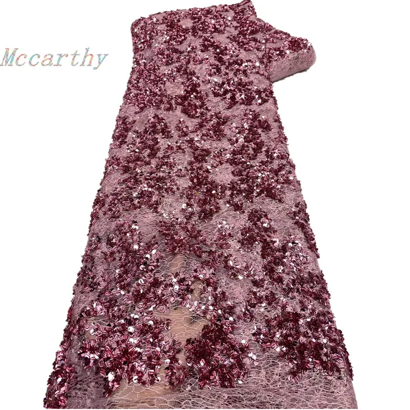 Кружевная ткань Mccarthy 2026: Роскошное французское тюлевое сетчатое кружево с пайетками, африканское нигерийское вышитое кружево для шитья
Кружевная ткань Mccarthy 2026: Роскошное французское тюлевое сетчатое кружево с пайетками, африканское нигерийское вышитое кружево для шитья
