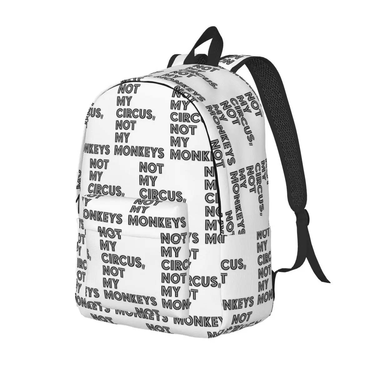 Not My Circus Not My Monkeys Funny Backpack Daypack Large Capacity Children BookBag School Bag Shoulder Bags for Men Women
Not My Circus Not My Monkeys Funny Backpack Daypack Large Capacity Children BookBag School Bag Shoulder Bags for Men Women