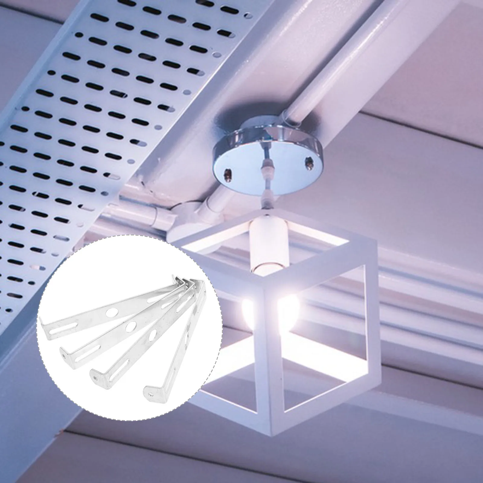 4pcs Lighting Fixture Bracket Ceiling Mount Hanging Fittings Light Mounting Plate Wall Lamp Support Iron Lamp Connector Rack
4pcs Lighting Fixture Bracket Ceiling Mount Hanging Fittings Light Mounting Plate Wall Lamp Support Iron Lamp Connector Rack