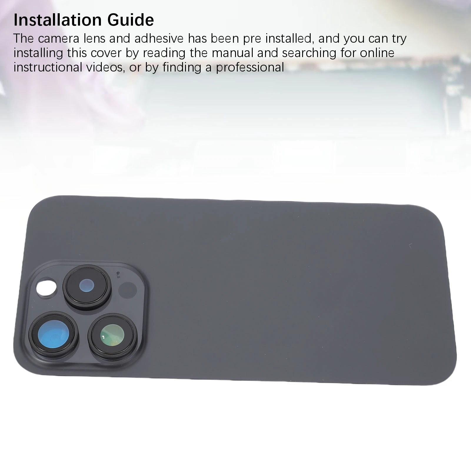 High - Quality 15 Pro Back Glass Cover Replacement - with Camera Lens and Adhesive Repair Kit, Durable for Long - Term Use
High - Quality 15 Pro Back Glass Cover Replacement - with Camera Lens and Adhesive Repair Kit, Durable for Long - Term Use