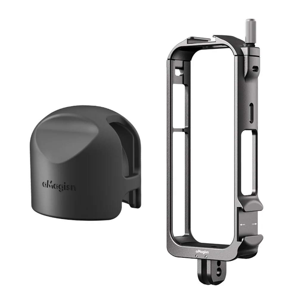 Aluminium Protective Frame and Silicone Lens Guards Cap Compatible For Insta360 X3 Metal Durable Housing Cage
Aluminium Protective Frame and Silicone Lens Guards Cap Compatible For Insta360 X3 Metal Durable Housing Cage
