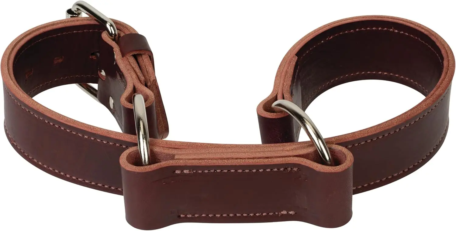 Equine Leather Hobble Adjustable Burgundy Double Stitched Horse Restraint
Equine Leather Hobble Adjustable Burgundy Double Stitched Horse Restraint