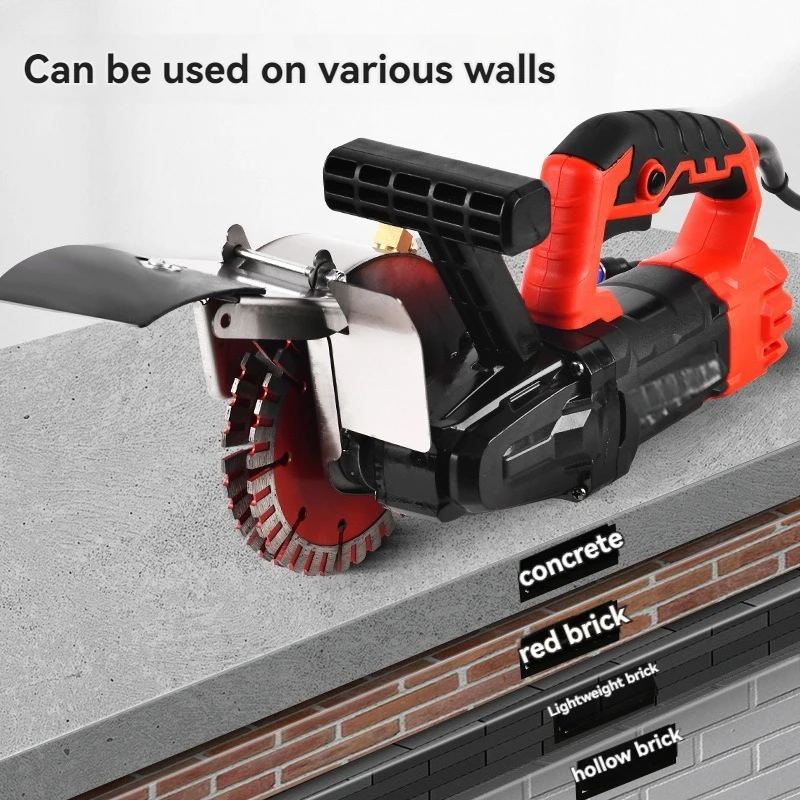 Electric Wall Chaser Concrete Wall Slotting Grooving Machine Brick Wall Slot Cutter Handheld High-Power Cutting Machine
Electric Wall Chaser Concrete Wall Slotting Grooving Machine Brick Wall Slot Cutter Handheld High-Power Cutting Machine