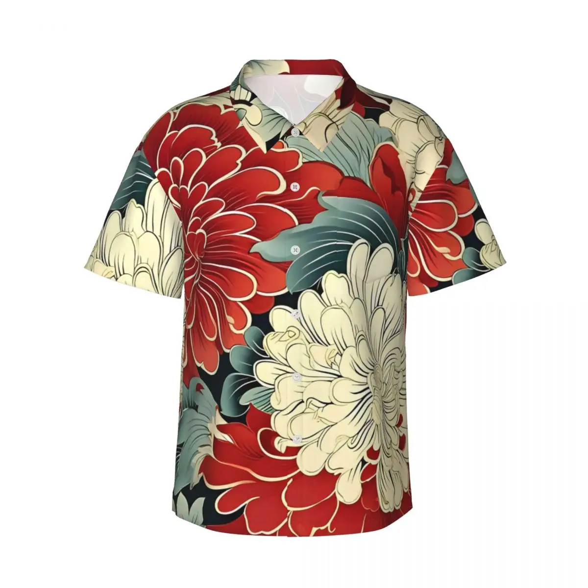 Japanese Art Flower Print Casual Shirt Elegant Hawaiian Shirts Male Short-Sleeved Beach Y2K Funny Graphic Oversized Blouses
Japanese Art Flower Print Casual Shirt Elegant Hawaiian Shirts Male Short-Sleeved Beach Y2K Funny Graphic Oversized Blouses