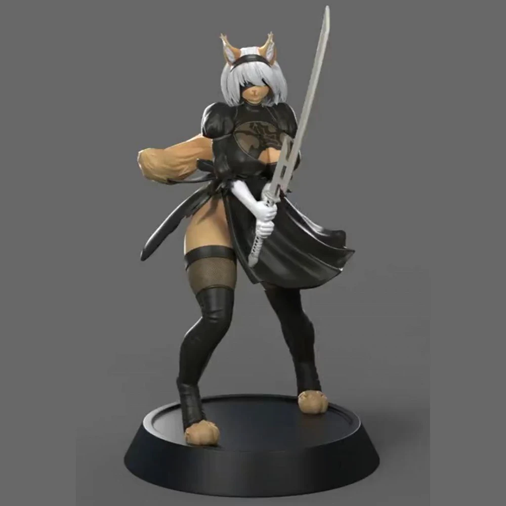 1/24 Resin Figure Model Kit Belle Fluffy 2b NSFW Doll Diorama Unassembled Unpainted Doll 3D Print DIY Statue Toys
1/24 Resin Figure Model Kit Belle Fluffy 2b NSFW Doll Diorama Unassembled Unpainted Doll 3D Print DIY Statue Toys