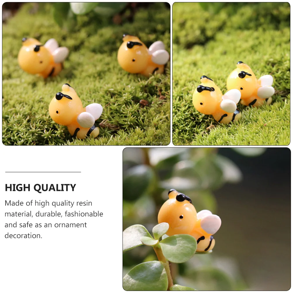 20pcs Resin Bees Durable Safe Decoration for Garden House Living Room Bedroom Kitchen Mini Figurine Crafts
20pcs Resin Bees Durable Safe Decoration for Garden House Living Room Bedroom Kitchen Mini Figurine Crafts