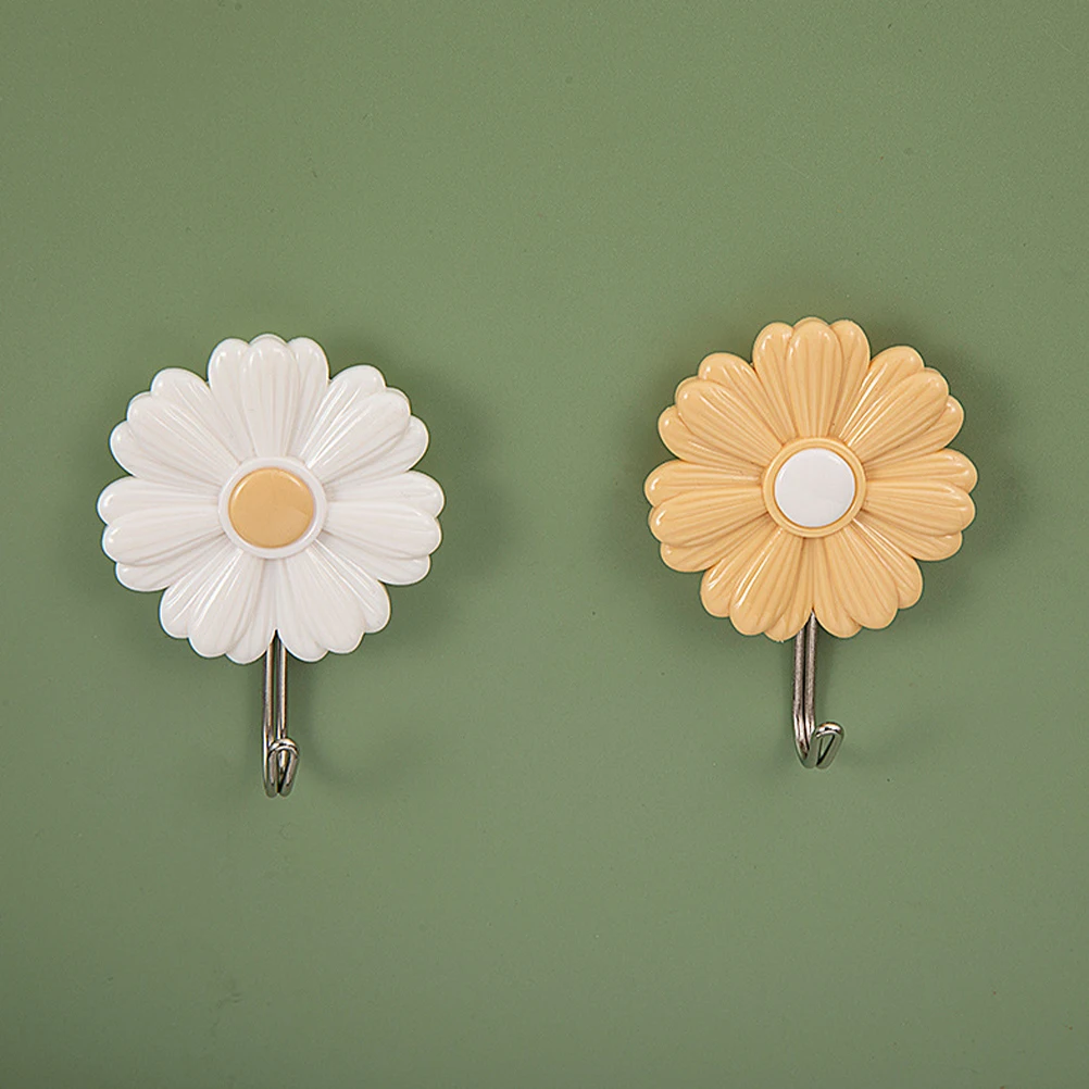 4pcs Daisy Adhesive Hooks No Drill Kids Room Decor Bathroom Wall Hangers Smooth Surface Strong Capacity Random Color
4pcs Daisy Adhesive Hooks No Drill Kids Room Decor Bathroom Wall Hangers Smooth Surface Strong Capacity Random Color