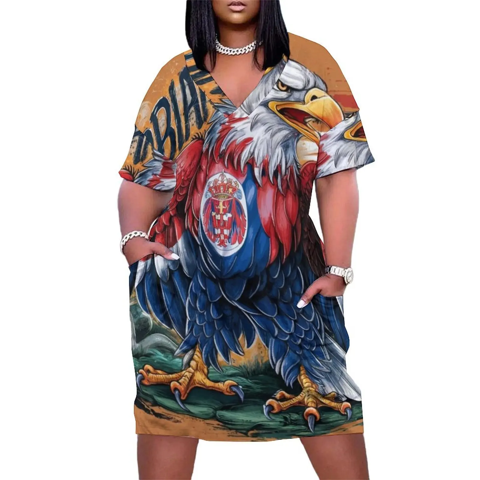 Serbian Eagle Two Loose Pocket Dress women's luxury party dress dress for women women's evening dresses summer womens 2025
Serbian Eagle Two Loose Pocket Dress women's luxury party dress dress for women women's evening dresses summer womens 2025