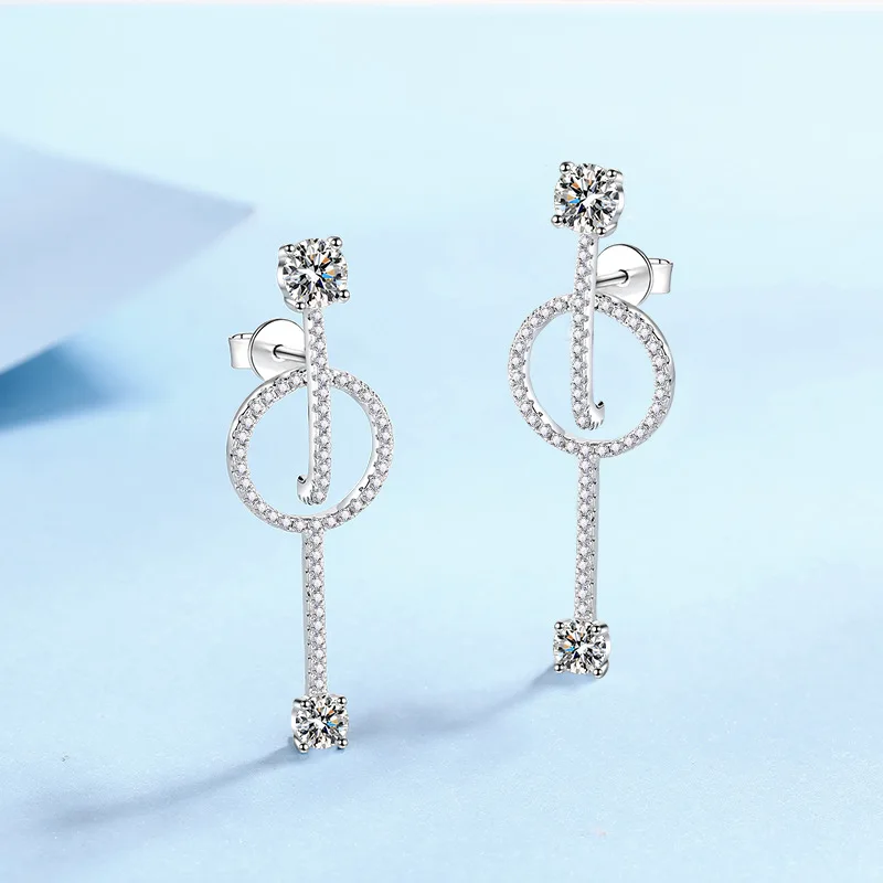 1.6ct High Quality Moissanite Diamond Split Long Drop Earrings, Luxury Designs Platinum Pt950 Earrings Lady Wedding Fine Jewelry
1.6ct High Quality Moissanite Diamond Split Long Drop Earrings, Luxury Designs Platinum Pt950 Earrings Lady Wedding Fine Jewelry