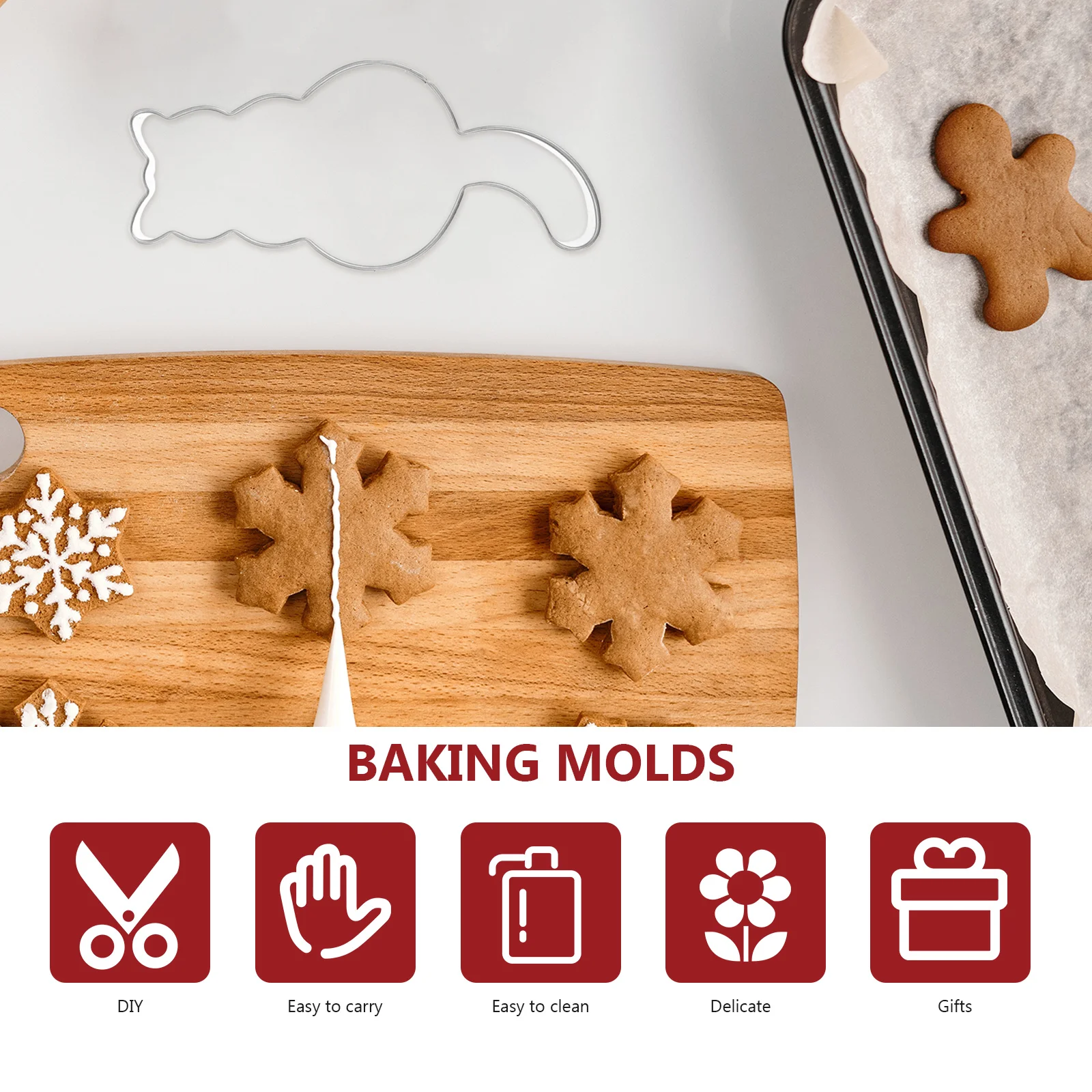 6pcs Stainless Steel Cat Shaped Biscuit Molds Cookie Cutter Korean Sugar Pie Diy Tools Baking Mold Decorative Cookie Cutters For
6pcs Stainless Steel Cat Shaped Biscuit Molds Cookie Cutter Korean Sugar Pie Diy Tools Baking Mold Decorative Cookie Cutters For