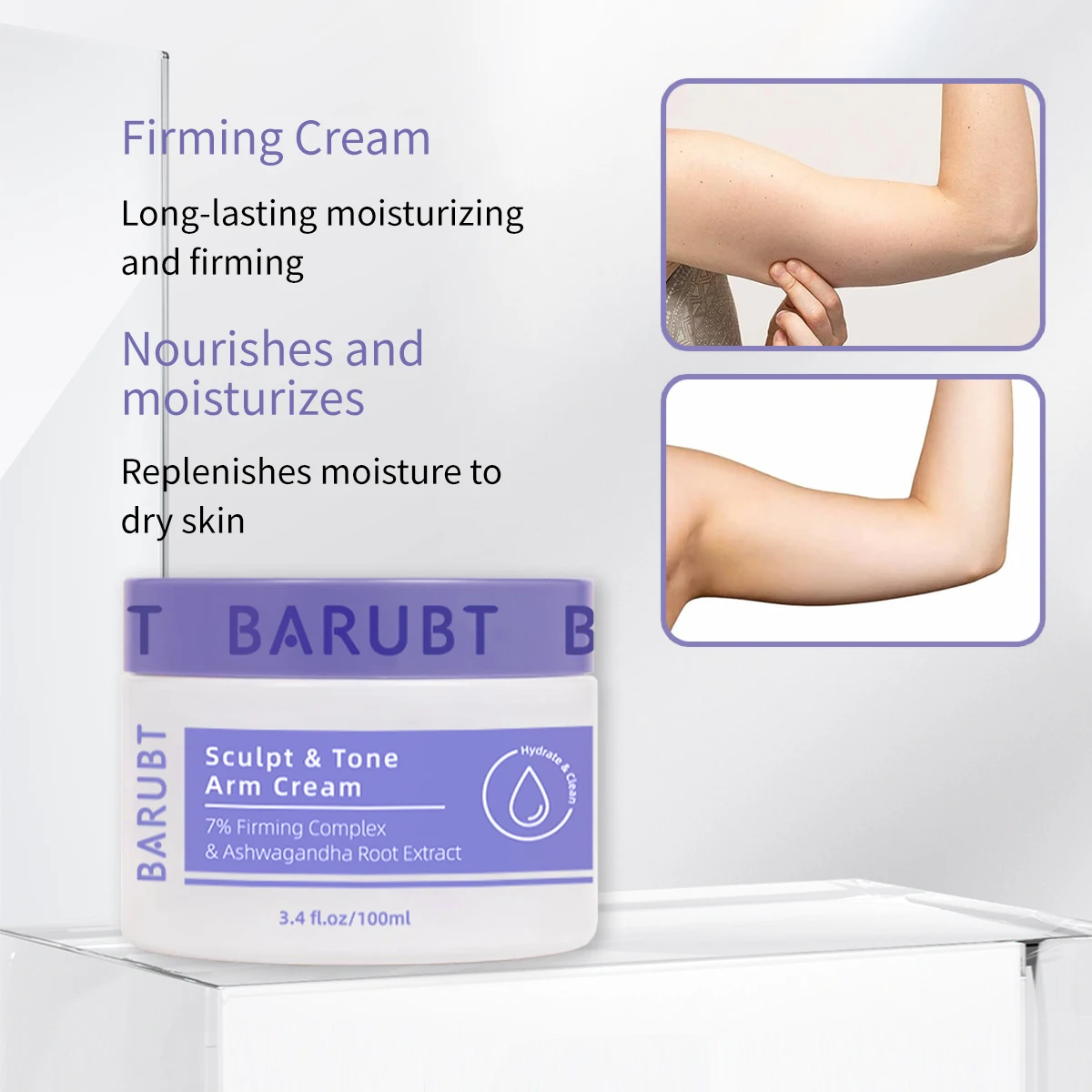 BARUBT slimming body milk and loose arms Ferry, small belly, firming body massage milk
BARUBT slimming body milk and loose arms Ferry, small belly, firming body massage milk