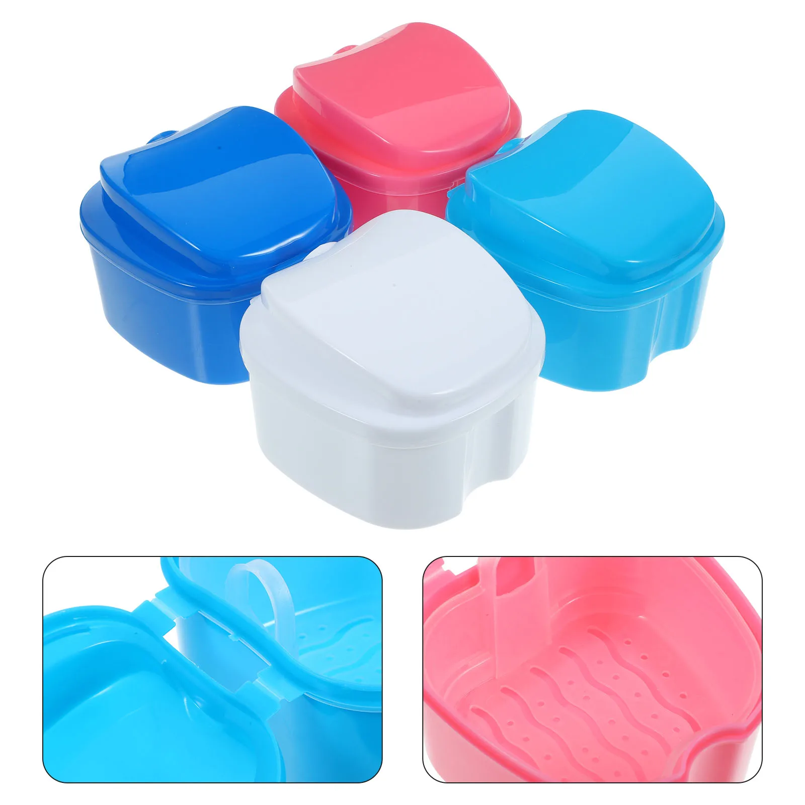 4pcs Box Case Portable Leakproof Travel Storage Container Blue Pink White ABS Oral Care Supplies
4pcs Box Case Portable Leakproof Travel Storage Container Blue Pink White ABS Oral Care Supplies
