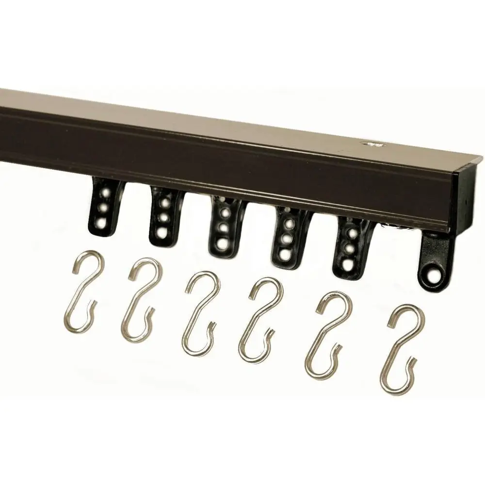 94004 21-Foot 3-Section Bronze Hand DCeiling Mount Curtain Track Set
94004 21-Foot 3-Section Bronze Hand DCeiling Mount Curtain Track Set