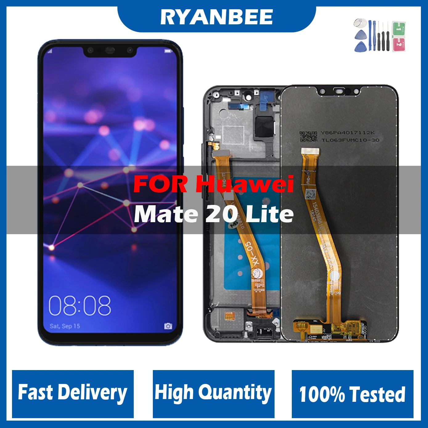 6,3 ''оригинальный для Huawei Mate 20 Lite SNE-AL00, стандартный ЖК-дисплей, сенсорный экран, дигитайзер в сборе, сменный ЖК-дисплей Maimang 7 
6,3 ''оригинальный для Huawei Mate 20 Lite SNE-AL00, стандартный ЖК-дисплей, сенсорный экран, дигитайзер в сборе, сменный ЖК-дисплей Maimang 7