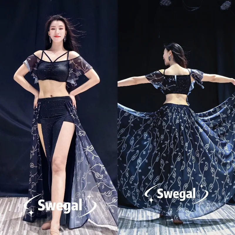 Customized Belly Dance Costumes Practice Dress Veil Skirt Set Sprinkle Silver Milk Silk Splicing Mesh Stage Performance Clothes
Customized Belly Dance Costumes Practice Dress Veil Skirt Set Sprinkle Silver Milk Silk Splicing Mesh Stage Performance Clothes