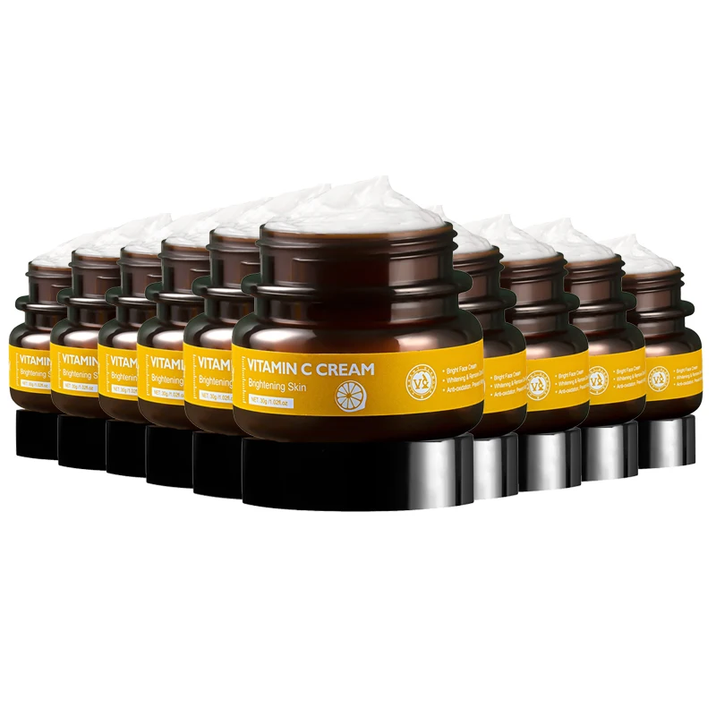 VIBRANT GLAMOUR Nature Vitamin C Face Cream Brightening Whitening Skin Cream 30G 10PCS
VIBRANT GLAMOUR Nature Vitamin C Face Cream Brightening Whitening Skin Cream 30G 10PCS