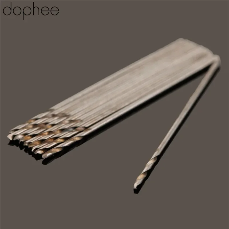dophee Twist Drill Bits HSS High Speed Steel Drill Bit Set Micro Straight Shank Wood Tools for Electric Drills 0.5-1.9mm 10PCS
dophee Twist Drill Bits HSS High Speed Steel Drill Bit Set Micro Straight Shank Wood Tools for Electric Drills 0.5-1.9mm 10PCS