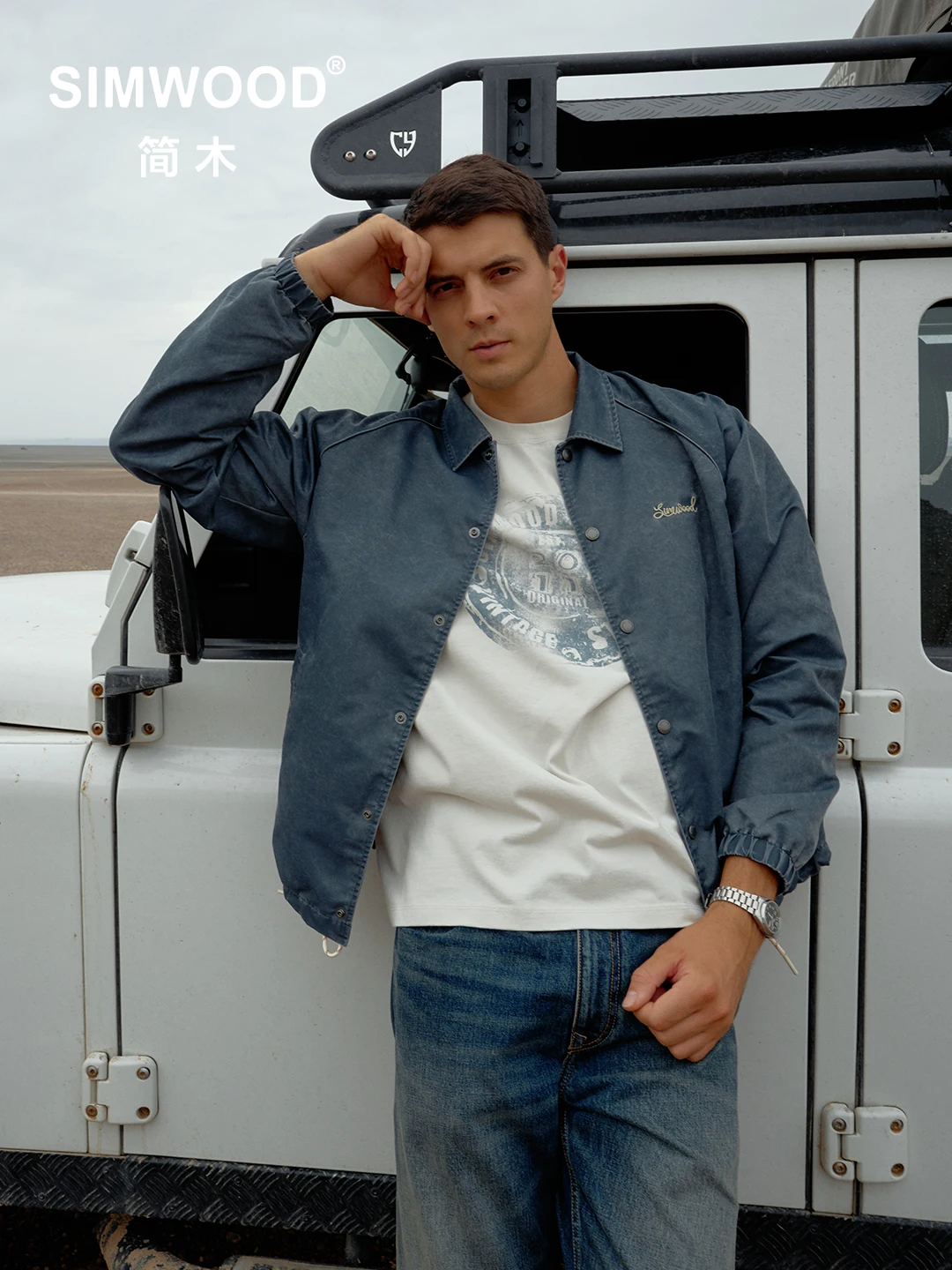 SIMWOOD 2025 Autumn New Oversize Washed Vintage Jackets Men Letter Embroidery Plus Size Jackets Brand Clothing
SIMWOOD 2025 Autumn New Oversize Washed Vintage Jackets Men Letter Embroidery Plus Size Jackets Brand Clothing