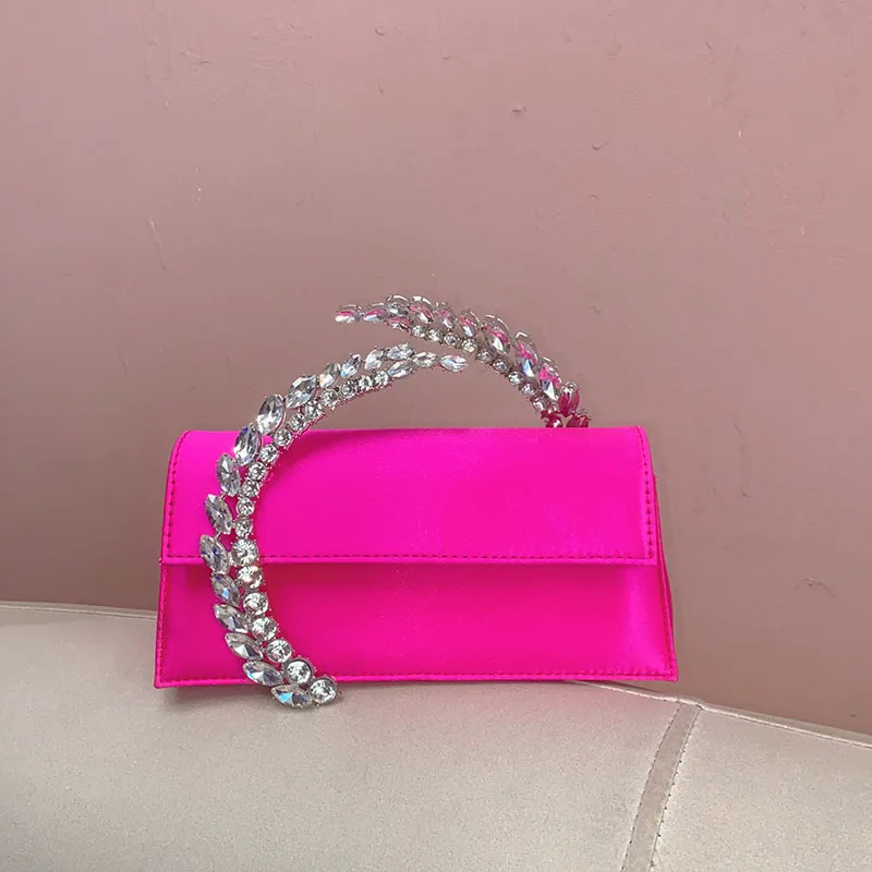 FIRMRANCH Sparkling Eye-Catching Wheat Ear Diamond Design Women's Satin Handbag Dinner Bag Socialite Banquet Purse Party Clutch
FIRMRANCH Sparkling Eye-Catching Wheat Ear Diamond Design Women's Satin Handbag Dinner Bag Socialite Banquet Purse Party Clutch