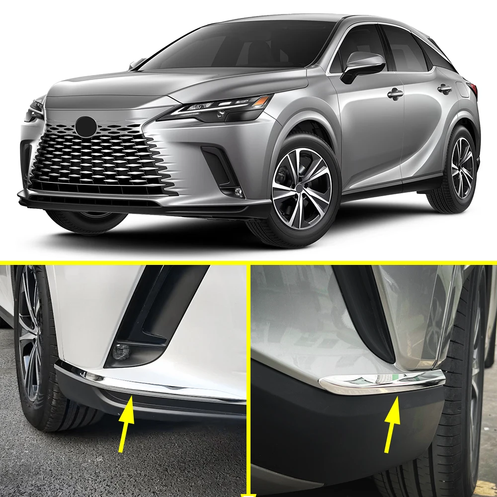 Для Lexus RX 350 350h 450h+ 500h 2023 2024 2025 автомобильный передний задний бампер угловая крышка протекторная молдинг из нержавеющей стали
Для Lexus RX 350 350h 450h+ 500h 2023 2024 2025 автомобильный передний задний бампер угловая крышка протекторная молдинг из нержавеющей стали