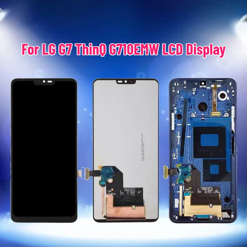 ЖК-экран для LG G7 ThinQ G710EMW, сенсорный дисплей в сборе, замена экрана для LG G7
ЖК-экран для LG G7 ThinQ G710EMW, сенсорный дисплей в сборе, замена экрана для LG G7