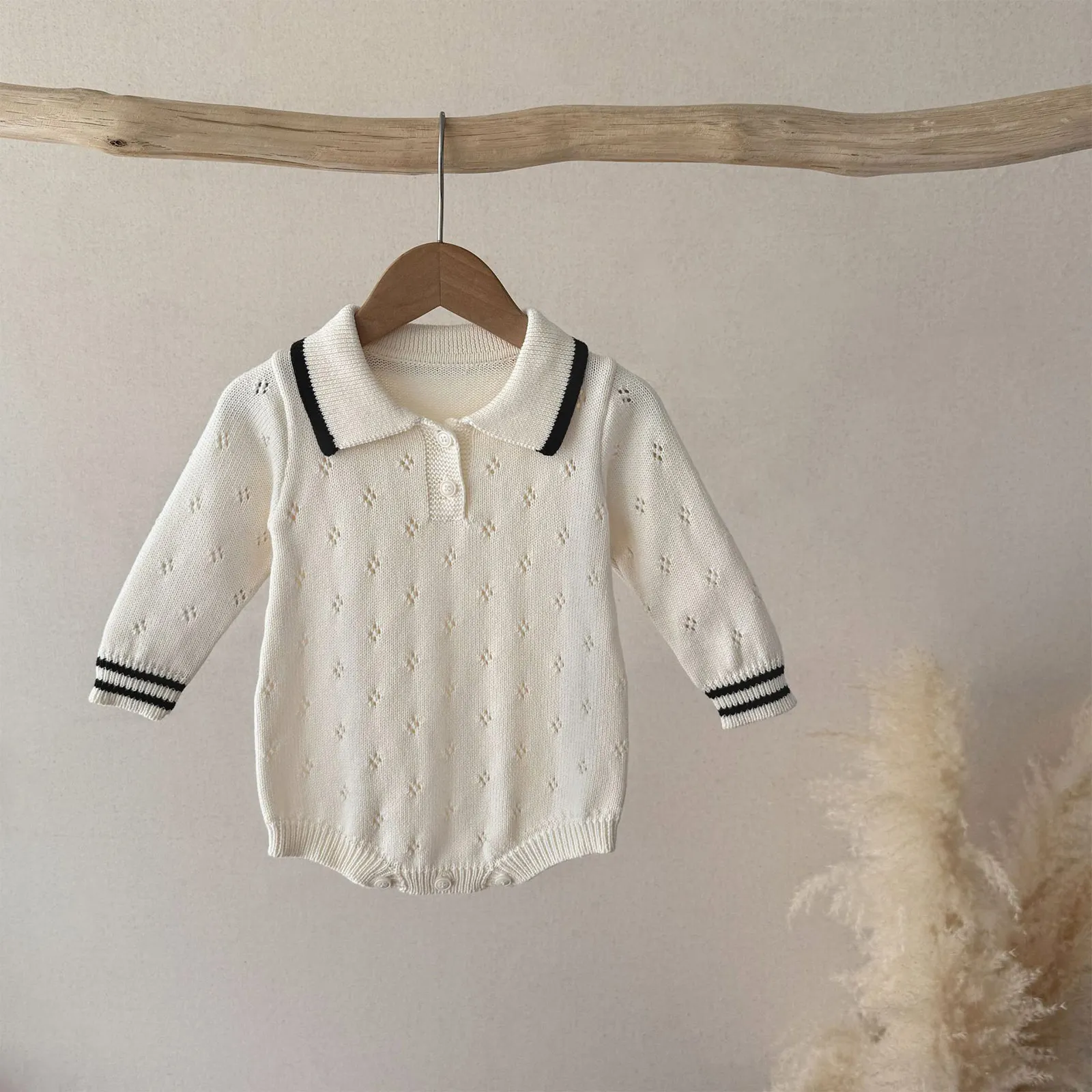 Одежда для маленьких девочек, ажурный свитер, комбинезоны, весенне-осенний повседневный вязаный боди с длинными рукавами, детская повседневная одежда
Одежда для маленьких девочек, ажурный свитер, комбинезоны, весенне-осенний повседневный вязаный боди с длинными рукавами, детская повседневная одежда