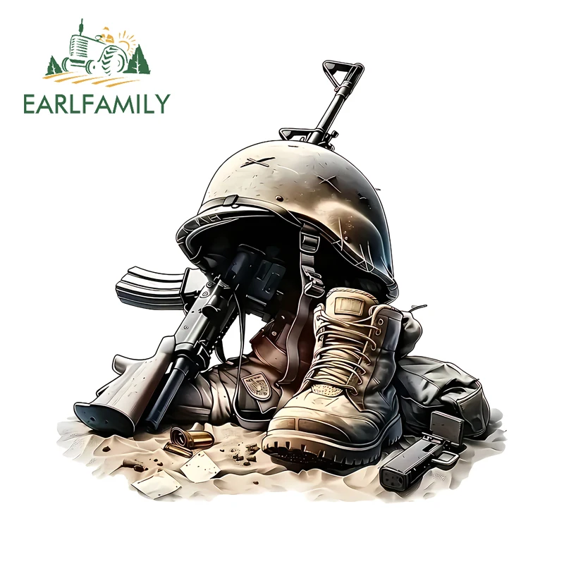 EARLFAMILY военная художественная иллюстрация, автомобильные наклейки, крутая индивидуальная защита двери автомобиля, наклейки на бампер, солнцезащитный крем, автомобильные аксессуары
EARLFAMILY военная художественная иллюстрация, автомобильные наклейки, крутая индивидуальная защита двери автомобиля, наклейки на бампер, солнцезащитный крем, автомобильные аксессуары