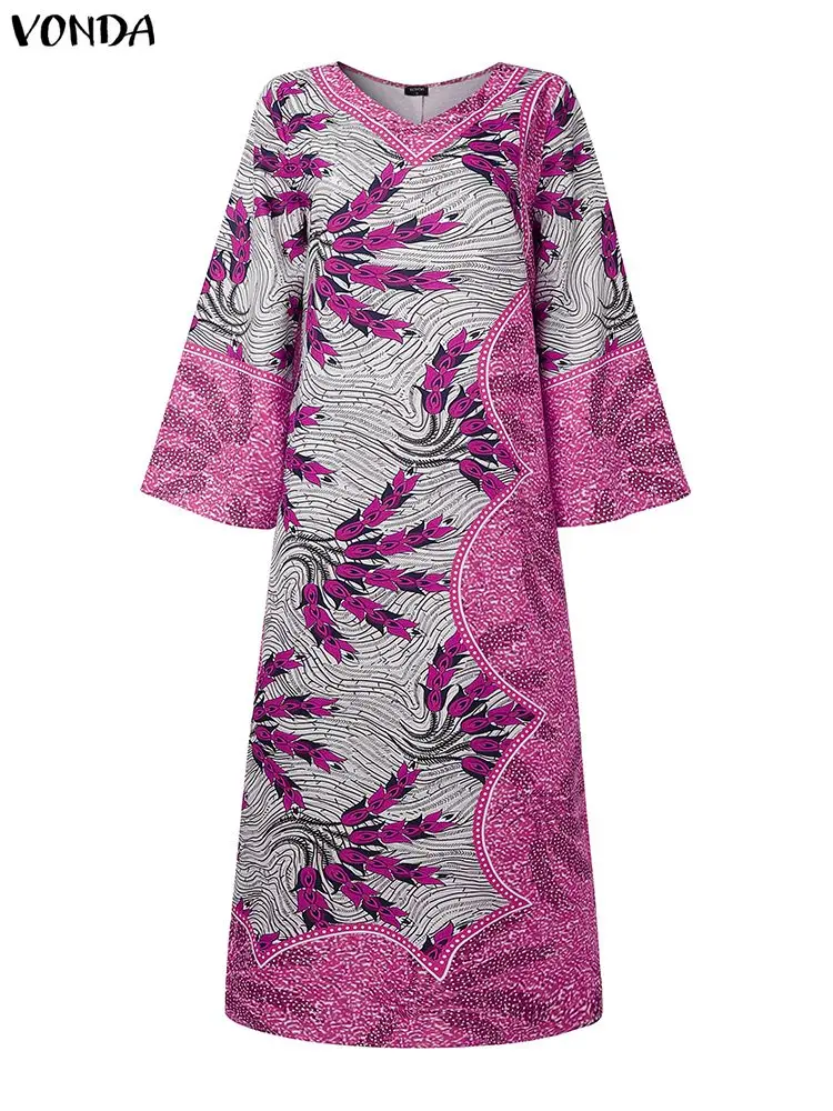 VONDA Платье больших размеров в богемном стиле, женское платье с v-образным вырезом и длинным рукавом с принтом, вечерние платья, винтажное повседневное свободное свободное длинное платье макси большого размера 5XL
VONDA Платье больших размеров в богемном стиле, женское платье с v-образным вырезом и длинным рукавом с принтом, вечерние платья, винтажное повседневное свободное свободное длинное платье макси большого размера 5XL