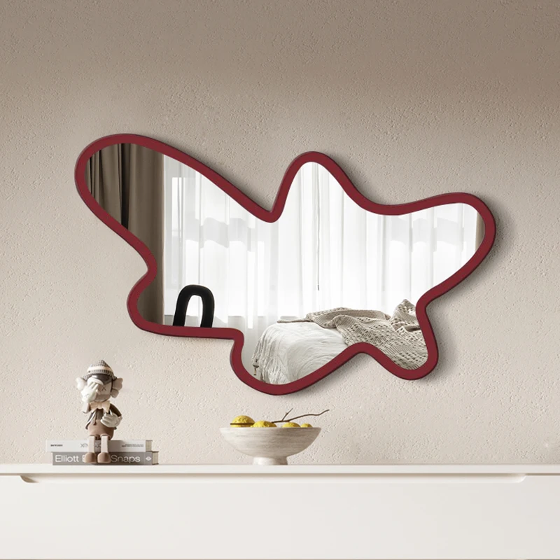 Edge irregular wall hanging decorative mirror bathroospecial-shaped entrance makeup mirror dressing
Edge irregular wall hanging decorative mirror bathroospecial-shaped entrance makeup mirror dressing