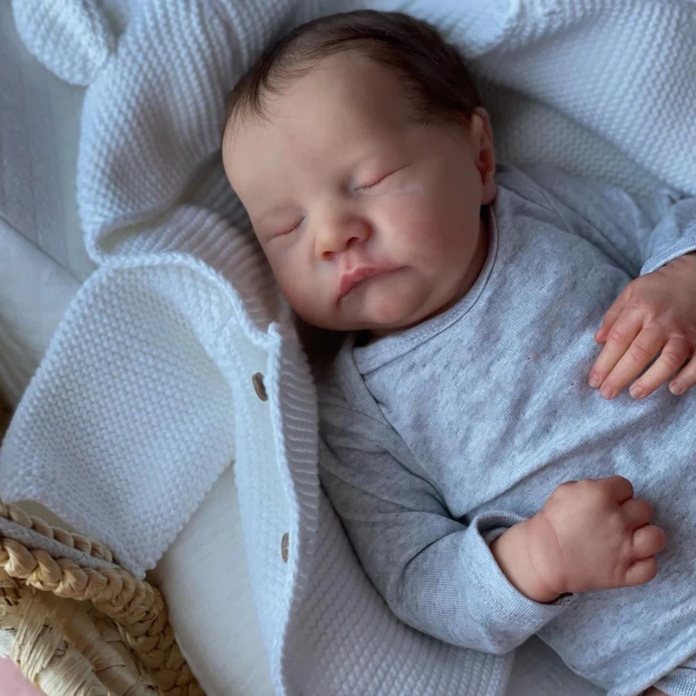 BZDOLL 18 Inch Cloth Body Kid 3D Skin with Visible Veins 45cm Soft Vinyl Reborn Levi Asleep Baby Doll Toy For Girl Dress Up
BZDOLL 18 Inch Cloth Body Kid 3D Skin with Visible Veins 45cm Soft Vinyl Reborn Levi Asleep Baby Doll Toy For Girl Dress Up