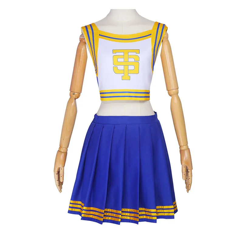Taylor Cheerleader Uniform Swift Halloween Cosplay Costume Hip Hop Dance Costumes Blue White High School Dress Performance Suits 
Taylor Cheerleader Uniform Swift Halloween Cosplay Costume Hip Hop Dance Costumes Blue White High School Dress Performance Suits