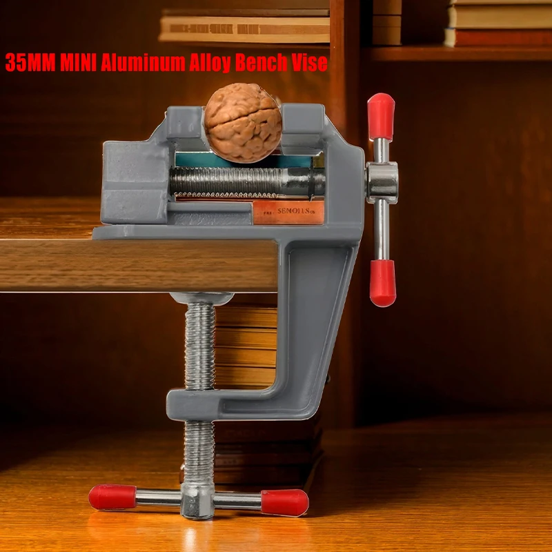 Aluminum alloy vise 35MM bench vise Multi-function vise Bench vise for repairing tools Used for DIY Crafts Mold Fixed Items
Aluminum alloy vise 35MM bench vise Multi-function vise Bench vise for repairing tools Used for DIY Crafts Mold Fixed Items