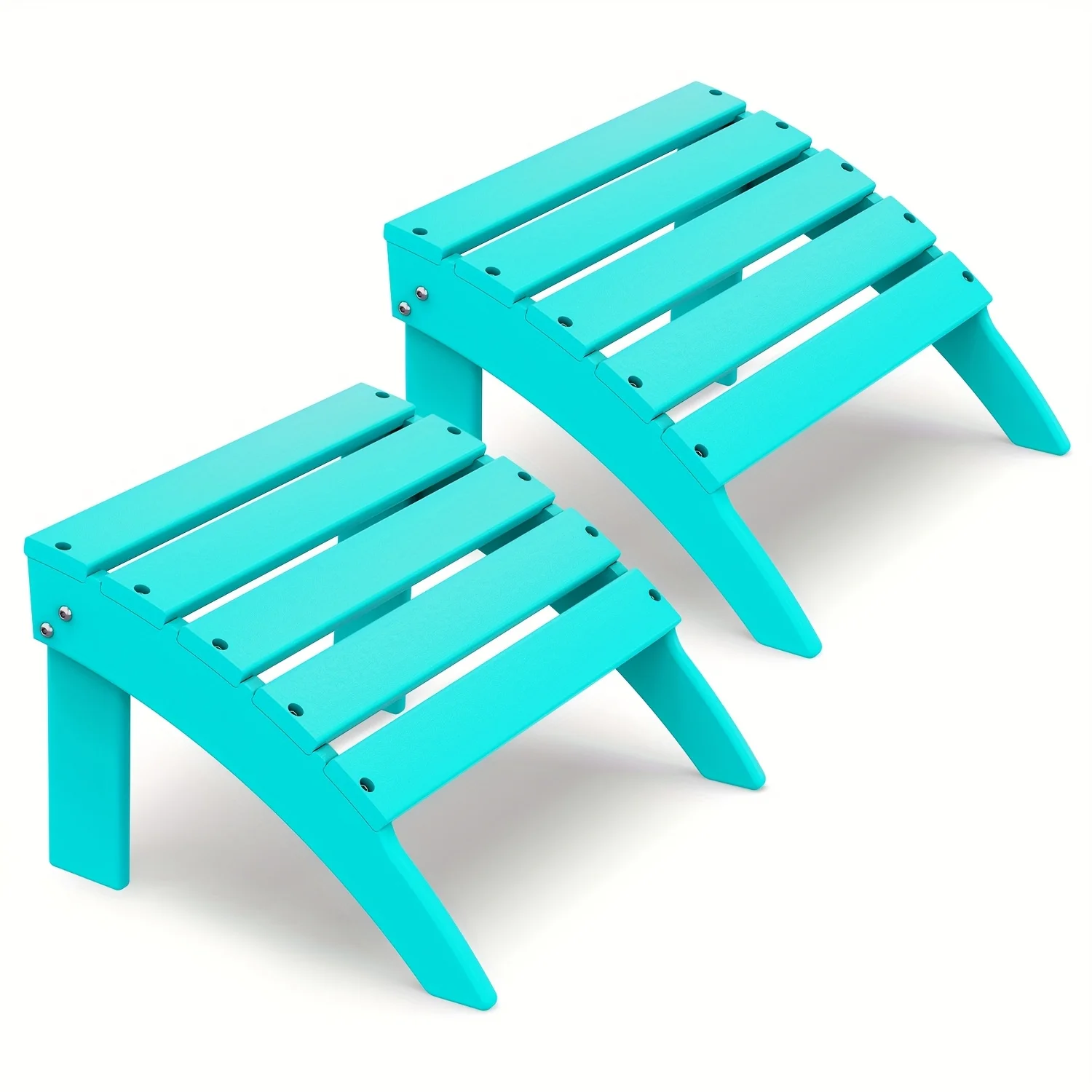 Adirondack Ottoman 1pc/2pcs, HDPE Folding Footrest For Outdoor Chairs, All-Weather Plastic Footstool For Deck, Patio, Poolside, Backyard - 19.7 Inch Wide, Portable & Durable & Lightweight
Adirondack Ottoman 1pc/2pcs, HDPE Folding Footrest For Outdoor Chairs, All-Weather Plastic Footstool For Deck, Patio, Poolside, Backyard - 19.7 Inch Wide, Portable & Durable & Lightweight