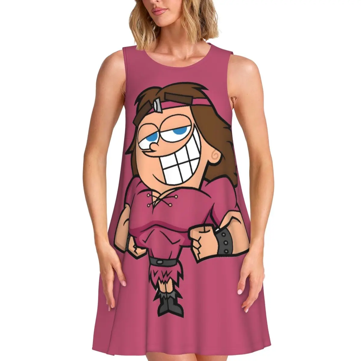 Свободный сарафан The Fairly Oddparents на заказ с карманом и принтом в стиле варвара, женское платье без рукавов для пляжного отдыха, платье
Свободный сарафан The Fairly Oddparents на заказ с карманом и принтом в стиле варвара, женское платье без рукавов для пляжного отдыха, платье