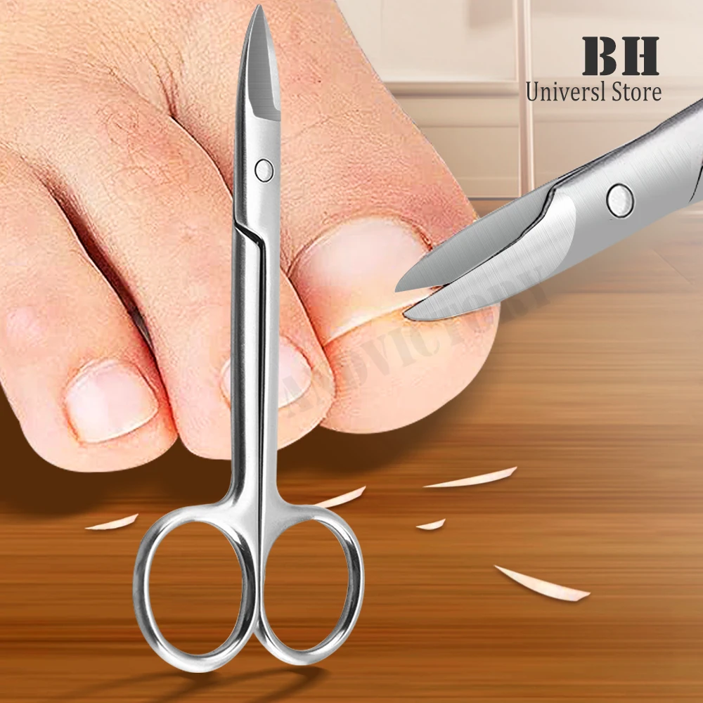 1Pcs Nail Scissors Multi-purpose Stainless Steel Cuticle Pedicure Beauty for Eyebrow, Eyelash, Dry Skin Curved Blade
1Pcs Nail Scissors Multi-purpose Stainless Steel Cuticle Pedicure Beauty for Eyebrow, Eyelash, Dry Skin Curved Blade