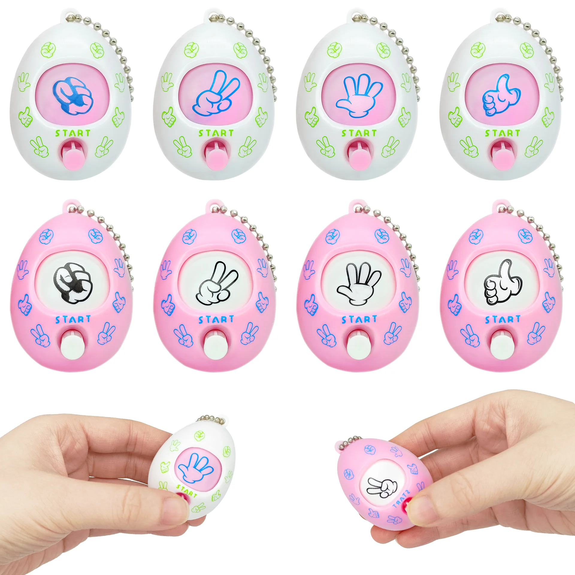 10Pcs Mini Finger-Guessing Game Rock-paper-scissors Keychain Pendant Toys For Kids Birthday Party Festival Surprised Favors
10Pcs Mini Finger-Guessing Game Rock-paper-scissors Keychain Pendant Toys For Kids Birthday Party Festival Surprised Favors