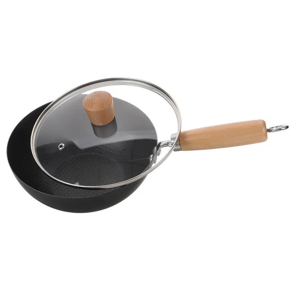 Compact Cast Iron Wok Pan with Lid Traditional Stir Fry Cookware No Coating Design for Gas Stove Electric Stove Japanese Style
Compact Cast Iron Wok Pan with Lid Traditional Stir Fry Cookware No Coating Design for Gas Stove Electric Stove Japanese Style