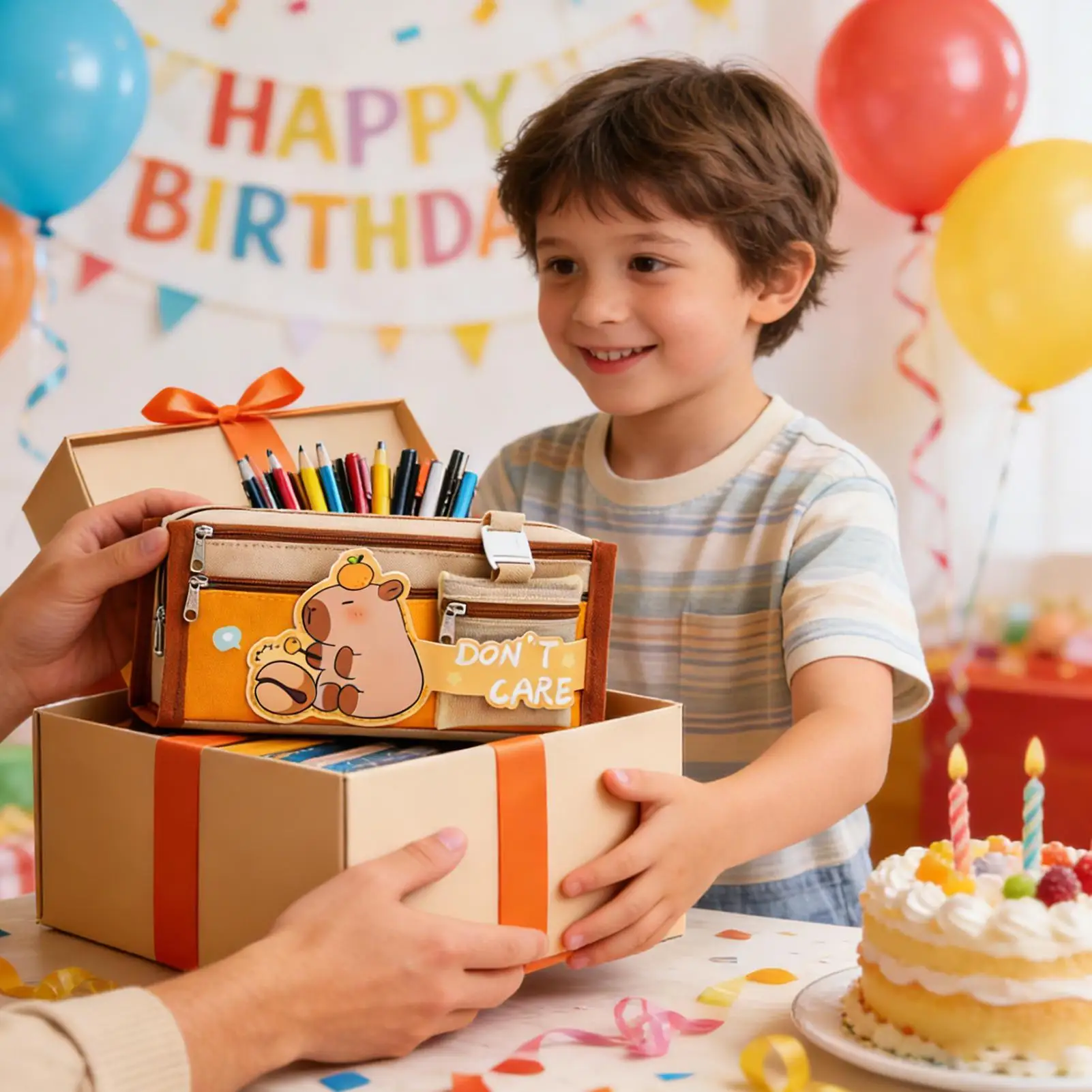 Детский пенал с капибарой, набор канцелярских принадлежностей, милая сумка-карандаш с принадлежностями для студентов, мальчиков, молодежи, дошкольников
Детский пенал с капибарой, набор канцелярских принадлежностей, милая сумка-карандаш с принадлежностями для студентов, мальчиков, молодежи, дошкольников