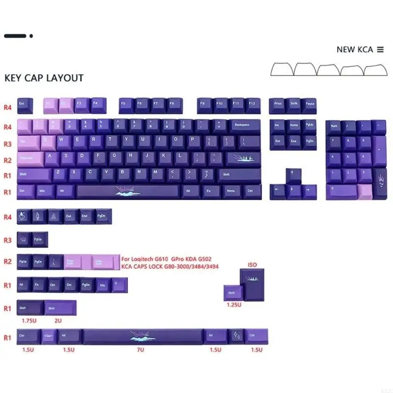 K32C 135 Ключи Северный Свет Клавичный Клавик профиль Gradient Keycap PBT Dye Сублимация механическая клавиша клавиш
K32C 135 Ключи Северный Свет Клавичный Клавик профиль Gradient Keycap PBT Dye Сублимация механическая клавиша клавиш