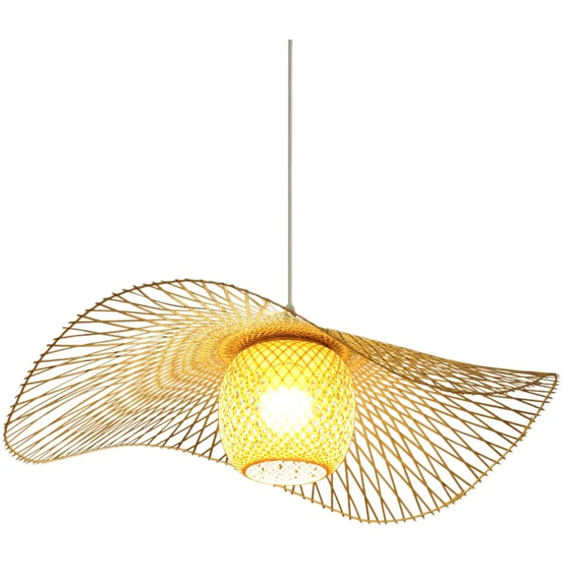 Bamboo woven pendant lamp new Chinese style tea room homestay rattan Japanese flying saucer decorative
Bamboo woven pendant lamp new Chinese style tea room homestay rattan Japanese flying saucer decorative