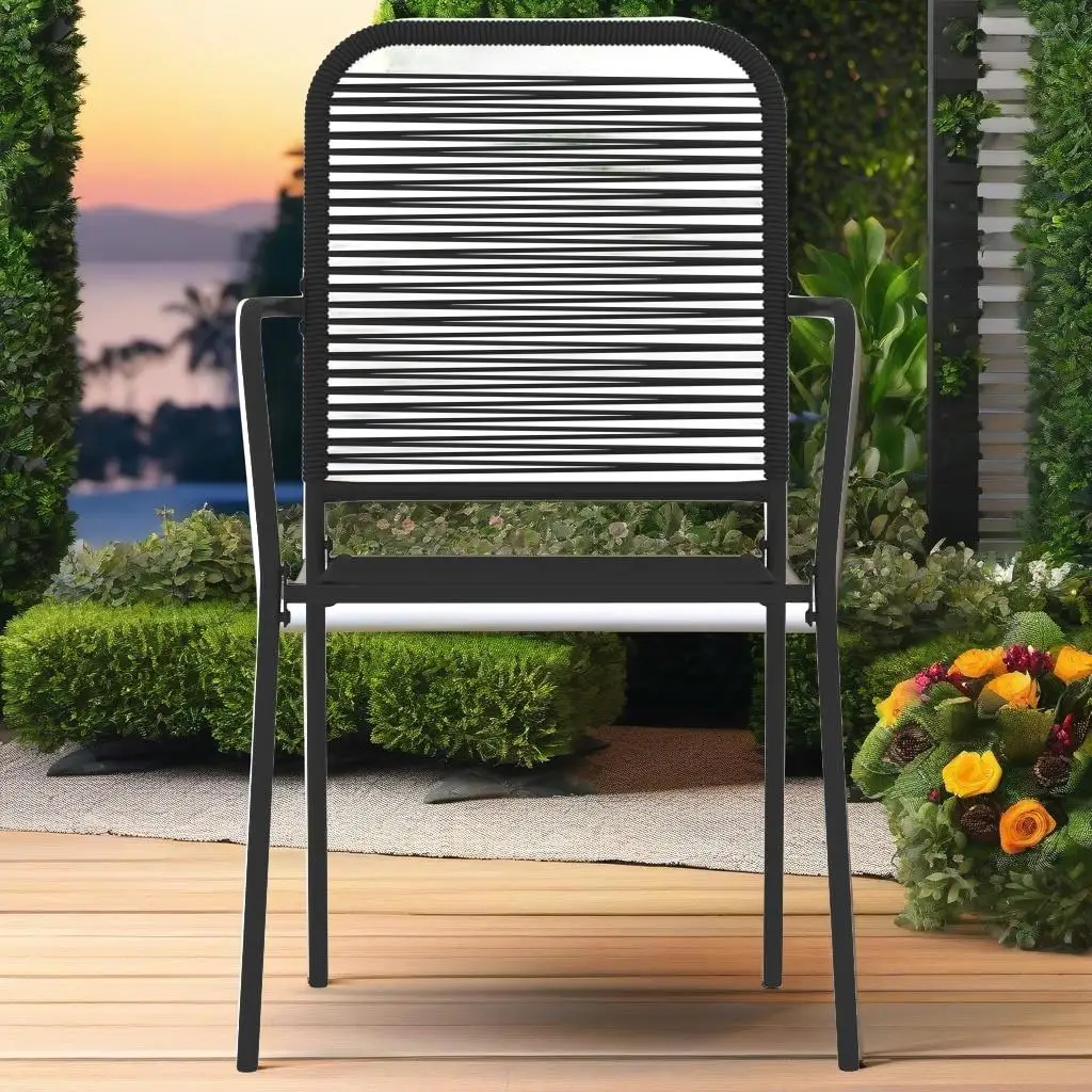 7-Piece Black Patio Dining Set - Outdoor Furniture for Garden, Balcony & Terrace
7-Piece Black Patio Dining Set - Outdoor Furniture for Garden, Balcony & Terrace